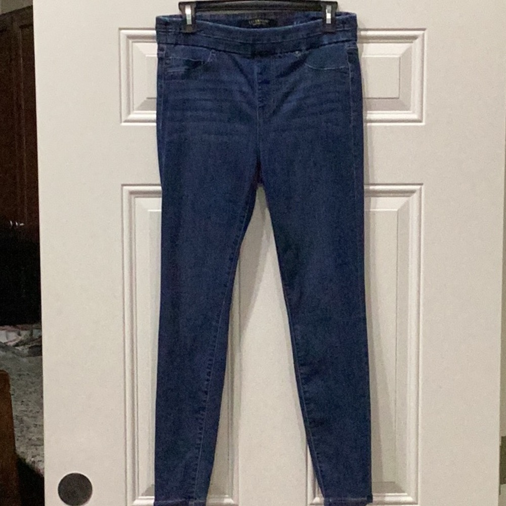 Preowned Liverpool Jeggings The Ankle Legging Skinny Blue Denim Size 8/29
